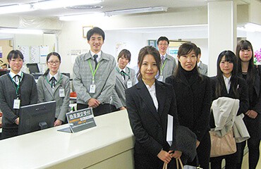 受付スタッフさんと記念撮影♪